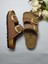 Mantar Taban Birkenstock Leonı Arızona Modeli Çift Tokalı Ortopedik Terlik 3