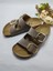 Mantar Taban Birkenstock Leonı Arızona Modeli Çift Tokalı Ortopedik Terlik 1