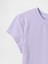 Kız Çocuk Mor Yuvarlak Yaka T-Shirt 2