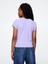 Kız Çocuk Mor Yuvarlak Yaka T-Shirt 3