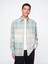 Erkek Mavi Sunwashed Twill Oversize Gömlek 1