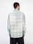 Erkek Mavi Sunwashed Twill Oversize Gömlek 4