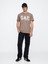 Erkek Kahverengi Everyday Soft Gap Logo Grafik T-Shirt 5
