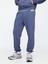 Erkek Mavi Gap Logo Fransız Havlu Kumaş Jogger Eşofman Altı 1