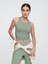 Kadın Yeşil Gapfit Studio Longline Spor Sütyeni 1