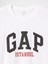 Erkek Beyaz Everyday Soft Gap Istanbul Logo T-Shirt 3
