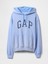Erkek Mavi Vintage Soft Oversize Gap Logo Sweatshirt 3