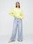 Kadın Sarı Gap Logo Fleece Sweatshirt 4