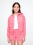 Kız Çocuk Pembe Relaxed Gap Logo Fermuarlı Sweatshirt 1