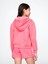 Kız Çocuk Pembe Relaxed Gap Logo Fermuarlı Sweatshirt 4