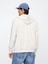 Erkek Beyaz Gap Logo Fermuarlı Fransız Havlu Kumaş Sweatshirt 4