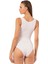 0602 Kadın Pamuklu Kalın Askılı Kancalı Çıtçıtlı Örme Body 2