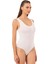0602 Kadın Pamuklu Kalın Askılı Kancalı Çıtçıtlı Örme Body 4