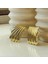 Lotusdesign Hailey Plaka Model Kare Küpe Gold 2