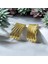 Lotusdesign Hailey Plaka Model Kare Küpe Gold 3