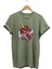 Streetwear Savaşçı Japon Kaplan Baskılı Şık Tasarımlı %100 Pamuk Bisiklet Yaka T-Shirt 1