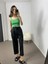Yeşil Crop Triko Atlet Standart 2