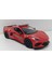 1:36 Ölçek 2021 Corvette Police Firefighter Edition//çek-Bırak 12 cm Metal Araba Kırmızı 1
