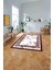Baskılı Mermer Vektörel Desen Kaymaz Yıkanabilir Yolluk Mutfak Salon Halısı, Mermer-45-Bordo, 3