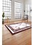 Baskılı Mermer Vektörel Desen Kaymaz Yıkanabilir Yolluk Mutfak Salon Halısı, Mermer-45-Bordo, 5