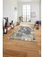 Baskılı Mermer Klasik Modern Kaymaz Yıkanabilir Yolluk Mutfak Salon Halısı, Mermer-80-Gold, 1