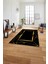 Baskılı Mermer Zigzag Desenli Kaymaz Yıkanabilir Yolluk Mutfak Salon Halısı, Mermer-79-Gold, 1