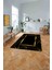 Baskılı Mermer Zigzag Desenli Kaymaz Yıkanabilir Yolluk Mutfak Salon Halısı, Mermer-79-Gold, 3