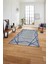 Dijital Baskılı Mermer Sade Modern Kaymaz Yıkanabilir Yolluk Mutfak Salon Halısı,Mermer-39-Lacivert, 1