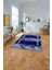 Baskılı Mermer Çerçeveli Model Kaymaz Yıkanabilir Yolluk Mutfak Salon Halısı, Mermer-48-Lacivert, 3