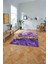 Dijital Baskılı Mermer Modelli Kaymaz Yıkanabilir Yolluk Mutfak Salon Halısı, Mermer-51-Mor, 3