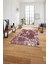Baskılı Mermer Klasik Modern Kaymaz Yıkanabilir Yolluk Mutfak Salon Halısı, Mermer-80-Pembe, 1