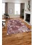 Baskılı Mermer Klasik Modern Kaymaz Yıkanabilir Yolluk Mutfak Salon Halısı, Mermer-80-Pembe, 2
