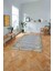Dijital Baskılı Mermer Sade Modern Kaymaz Yıkanabilir Yolluk Mutfak Salon Halısı, Mermer-39-Gold, 3