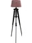 Piega Tripod Lambader Abajur Köşe Lambası Aydınlatma Ahşap Siyah Ağaç Country Masif Doğal 1