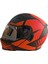 Kask Çene Açılır Vizörlü Kırmızı-Siyah Rs2 Ece 2206 Belgeli L Beden 2