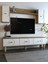 Derenct 180 cm Bohem Tv Ünitesi Takımı Safirmeşe-Beyaz 2