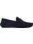 Erkek Lacivert Nubuk Deri Casual Loafer 25SFD7545V3 1