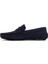 Erkek Lacivert Nubuk Deri Casual Loafer 25SFD7545V3 2