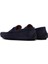 Erkek Lacivert Nubuk Deri Casual Loafer 25SFD7545V3 5