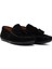 Erkek Siyah Püsküllü Süet Deri Casual Loafer 25SFD754610 3