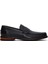 Erkek Siyah Deri Casual Loafer 25SFD6704FT 1