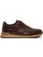 Erkek Kahverengi Bağcıklı Deri Casual Sneaker 25SFD610014 1