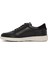 Erkek Siyah Bağcıklı Deri Sneaker 25SFD680518 2