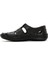 Erkek Siyah Deri Casual Sandalet 25SFD710218 2