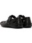 Erkek Siyah Deri Casual Sandalet 25SFD710218 5