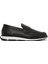 Erkek Siyah Deri Casual Loafer 25SFD680618 1