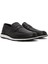 Erkek Siyah Deri Casual Loafer 25SFD680618 3