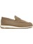 Erkek Vizon Süet Deri Casual Loafer 25SFD680610 1