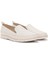 Kadın Krem Deri Comfort Loafer 25SFD1513FT 3