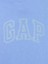 Erkek Mavi Gap Logo Fransız Havlu Kumaş Sweatshirt 3